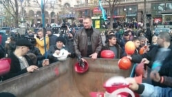 Шахтарі перекрили вулицю Хрещатик