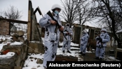 Ռուսամետ անջատականները Լուգանսկի շրջանում, 23-ը մարտի, 2021թ.