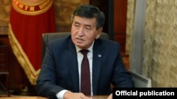 Президент Сооронбай Жээнбеков.