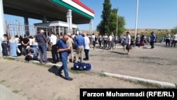 Тажикстан-Өзбекстан чек арасы. Иллюстрация