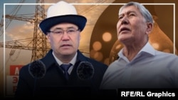 Садыр Жапаров жана Алмазбек Атамбаев. Коллаж.