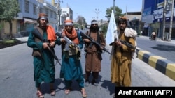 شماری از افراد طالبان در ولایت هرات 