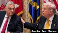 Виктор Орбан (солдо) жана Дональд Трамп