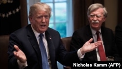 ԱՄՆ - Նախագահ Դոնալդ Թրամփը ռազմական ղեկավարների հետ հանդիպման ժամանակ, Սպիտակ տուն, Վաշինգտոն, 9-ը ապրիլի, 2018թ․