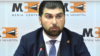 Armenia -- Davit Sanasarian speaks at a news conference in Yerevan, April 30, 2019.