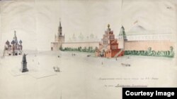 Один из проектов ленинского Мавзолея. 1920-е годы