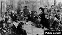 Виктория Вудхалл дважды пыталась войти в Белый дом президентом. На выступлении перед членами конгресса