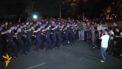 Armenian Police Clear Protesters From Yerevan Street
