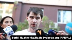 Звільнений із російської в'язниці активіст Євромайдану Олександр Костенко. Київ, 6 серпня 2018 року 