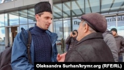 Рустем Ваїтов в аеропорту Сімферополя, 23 січня 2020 року