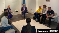 Українська делегація на зустрічі з європейськими чиновниками у Страсбурзі