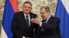 Bivši predsjednik Republike Srpske Milorad Dodik i šef ruske diplomatije Sergej Lavrov u Moskvi, 9. septembar 2025. godine.
