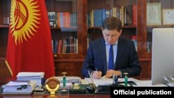 Премьер-министр Сапар Исаков.