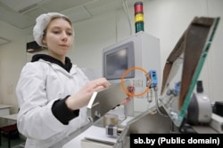 Cтанок славенскай кампаніі КЕКО у цаху віцебскага радыёзавода «Маналіт» зроблены ў красавіку 2024 года