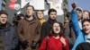 Russia – Protesters shout slogans at Pushkin Square during mass rally against corruption in Putin's government. Moscow, March 26, 2017