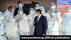 Президент дарыгерлер менен. 8-июль, 2020-жыл