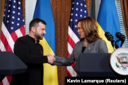 Владимир Зеленский и Камала Харрис, 26 сентября 2024 года