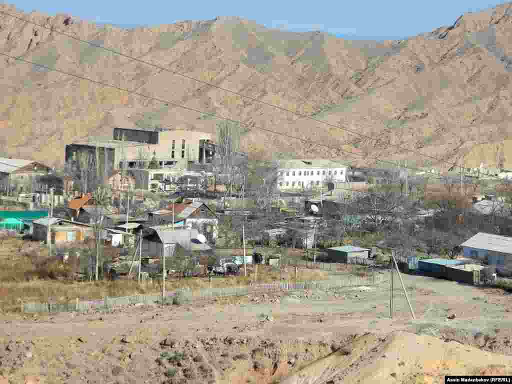 Кажы-Сай электр-техникалык заводу жайгашкан өндүрүштүк аймак.