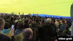 Донецьк, мітинг за єдність україни