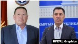 Турусбек Түмөнбаев жана Садыр Жапаров.