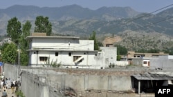 خانۀ اسامه بن لادن در پاکستان.