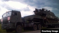 Колонна "Буков" на пути из Курска в Ростовскую область   