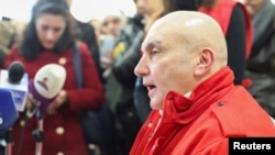 Սիրիայի Կարմիր մահիկի կազմակերպության նախագահ Խալեդ Հլոուբատին, Դամասկոս, 7 փետրվարի, 2023թ.