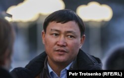 Кордой районунун акиминин орун басары Эрлан Орымбаев. Кордой. 2021-жылдын 2-февралы.