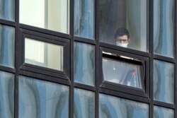 Больница в Коммунарке, где находятся пациенты с подозрением на коронавирус