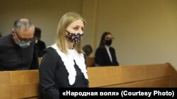 Аляўціна Корчык, якую судзяць за камэнтар пра Лідзію Ярмошыну