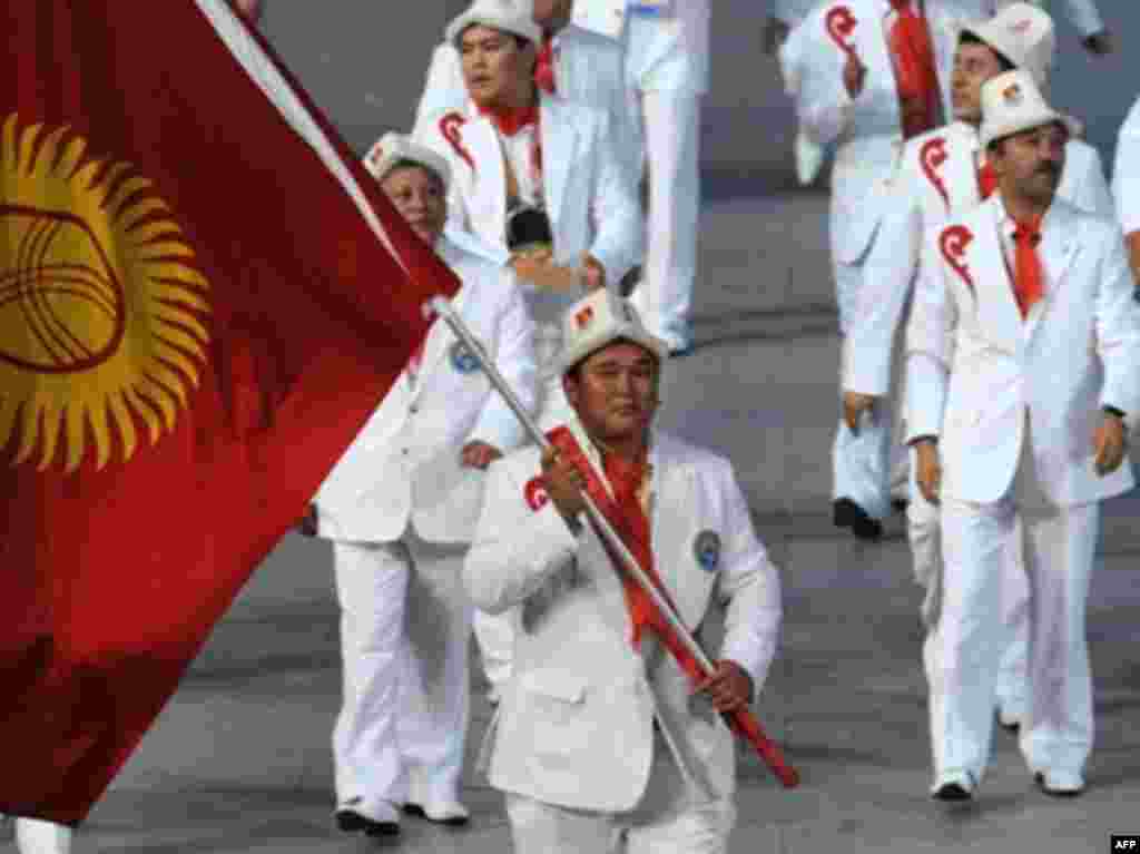 На открытии Олимпийских игр в Пекине, 2008 год.