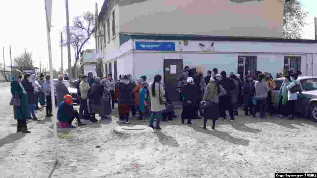 Отделение Казпочты в пригороде Кызылорды. 6 апреля 2020 года.&nbsp;