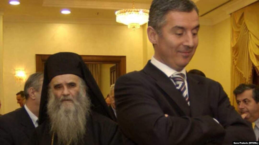 Mitropolit Amfilohije i Milo Đukanović