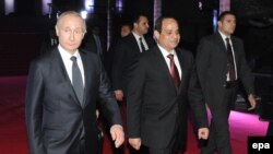 Վլադիմիր Պուտինն ու Աբդել Ֆաթթահ ալ-Սիսին, արխիվ