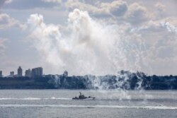 Малий броньований артилерійський катер в акваторії порту Одеси, 2018 рік