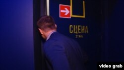 Журналіст Радіо Свобода Григорій Жигалов у Театрі на Подолі