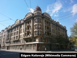 «Угловой дом», в прошлом здание КГБ Латвийской ССР