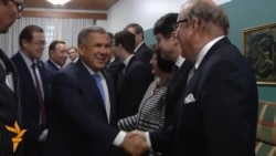 Татарстан президенты Финляндия сәфәрен татарлар белән очрашудан башлады