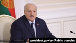 Аляксандар Лукашэнка падчас нарады 23 кастрычніка