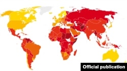 Transparency International түзгөн коррупциянын картасы, 4.12.2012