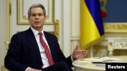 Міністр фінансів США Скотт Бессент під час візиту до Києва, архівне фото