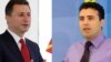 Macedonian Prime Minister Nikola Gruevski (left) and opposition leader Zoran Zaev. 