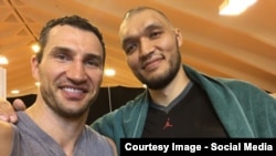 Владимир Кличко и Марат Джуманалиев.