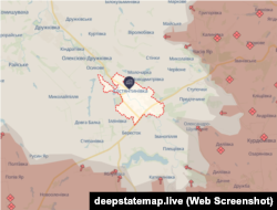 Костянтинівка на мапі DeepState станом на 9 жовтня 2025 року