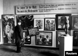 Выставка "Дегенеративное искусство" в Берлине, 1938