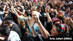 Акс аз тазоҳурот дар Теҳрон