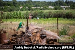 Те, куди діставали язики вогню з лісу, добре видно по обгорілій та всохлій траві