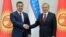 Президенты Кыргызстана и Узбекистана Садыр Жапаров и Шавкат Мирзиеев. 2021 год. 
