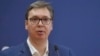 Serbian President Aleksandar Vucic in Belgrade on April 10, 2019.