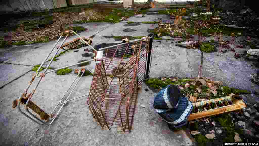 Візок із продовольчого магазина у місті При&rsquo;пять. На той час він був обладнаний за останнім словом техніки